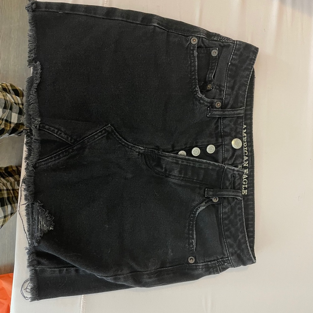 american eagle jean skirt